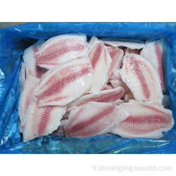 Filet de poisson Tilapia à l&#39;échelle à l&#39;échelle congelée